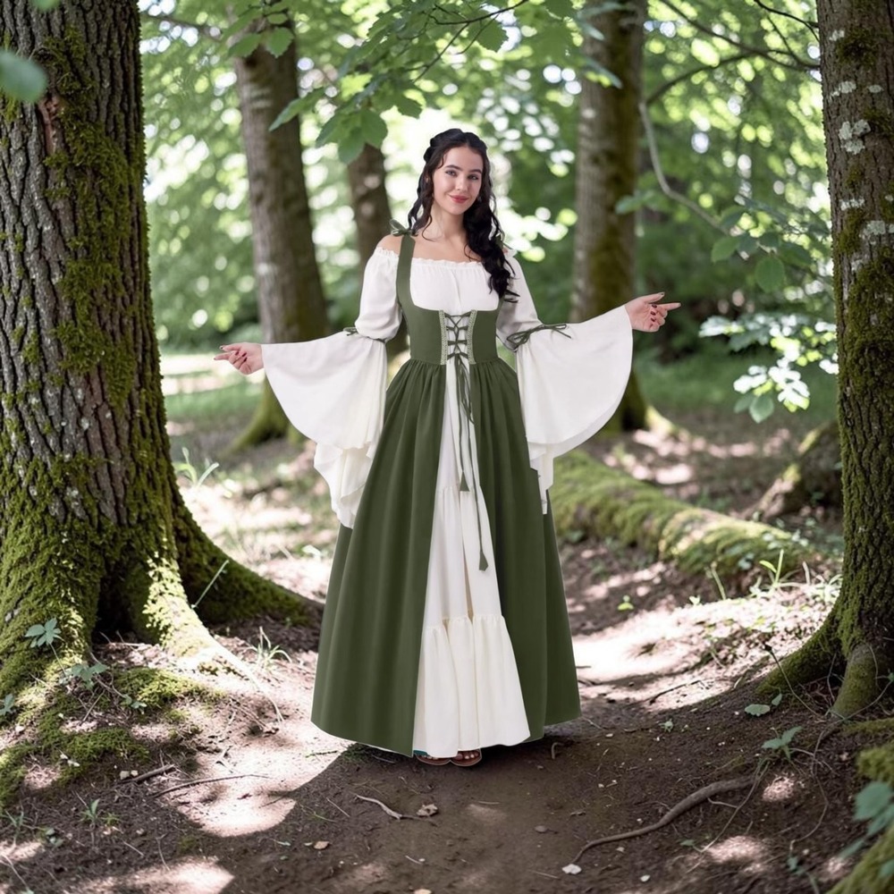 NWT Spooktacular Creations Medieval Renaissance costume set Med